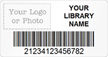 Library Barcode Labels - 1 in. x 1.9 in.