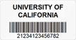 Library Barcode Labels - 1 in. x 1.9 in.