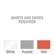 Shirt And Shoes Required Die Cut Window Decal