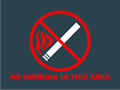 3' x 5' No Smoking Floor Mat