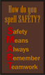 How do you spell Safety - SMART Mat