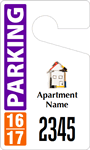Plastic ToughTags™ for Apartment Parking Permits