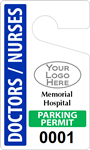 Plastic ToughTags™ for Doctors Parking Permits