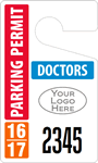 Plastic ToughTags™ for Doctors Parking Permits
