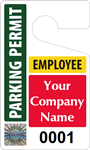Plastic ToughTags™ for Employee Parking Permits