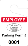 Plastic ToughTags™ for Employee Parking Permits