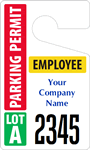 Plastic ToughTags™ for Employee Parking Permits
