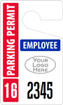 Plastic ToughTags™ for Employee Parking Permits