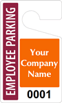 Plastic ToughTags™ for Employee Parking Permits