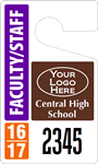 Plastic ToughTags™ for Faculty Parking Permits