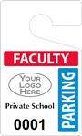Plastic ToughTags™ for Faculty Parking Permits
