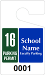 Plastic ToughTags™ for Faculty Parking Permits