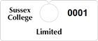 Plastic ToughTags™ Parking Permits, Horizontal