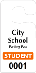 Plastic ToughTags™ Parking Permits, Jumbo