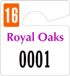 Plastic ToughTags™ Parking Permits, Mini