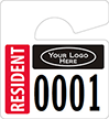 Plastic ToughTags™ Parking Permits, Mini