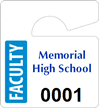 Plastic ToughTags™ Parking Permits, Mini