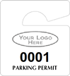 Plastic ToughTags™ Parking Permits, Mini