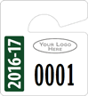 Plastic ToughTags™ Parking Permits, Mini