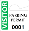 Plastic ToughTags™ Parking Permits, Mini