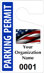 Plastic ToughTags™ for Patriotic Parking Permits