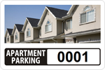 Apartment Window Decal 2 in. x 3 in.