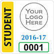 Student Window Decal 2 in. x 2 in.