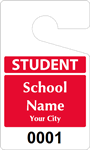Plastic ToughTags™ for Student Parking Permits