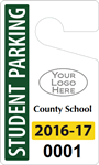 Plastic ToughTags™ for Student Parking Permits