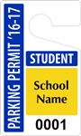 Plastic ToughTags™ for Student Parking Permits