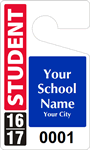 Plastic ToughTags™ for Student Parking Permits