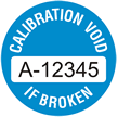 CALIBRATION VOID IF BROKEN