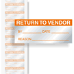 RETURN TO VENDOR