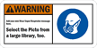 Add your Wear Vapor Respirator message Sign