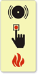 Manually Activated Alarm Initiating Device Sign
