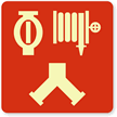 GlowSmart™ Combination Automatic Sprinkler/Standpipe Connection Sign