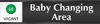 Baby Changing Area - Go/Stop Slider Sign