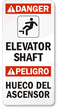 Elevator Shaft (with graphic) (bilingual)
