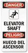 Elevator Shaft (with graphic) (bilingual)