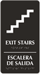 Exit Stairs (bilingual) Sign