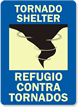 Tornado Shelter Sign
