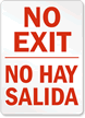 No Exit Sign
