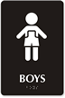Boys Restroom Sign