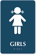 Girls Restroom Sign