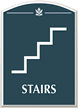 Stairs, with Graphic and Braille