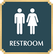 Restroom, with Male/Female Graphic and Braille
