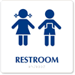 Restroom Boys Girls Sign