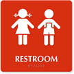 Restroom Boys Girls Sign