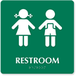 Restroom Boys Girls Sign