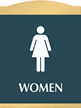 Women Graphic Braille Sign